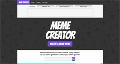 Desktop Screenshot of memecreator.com